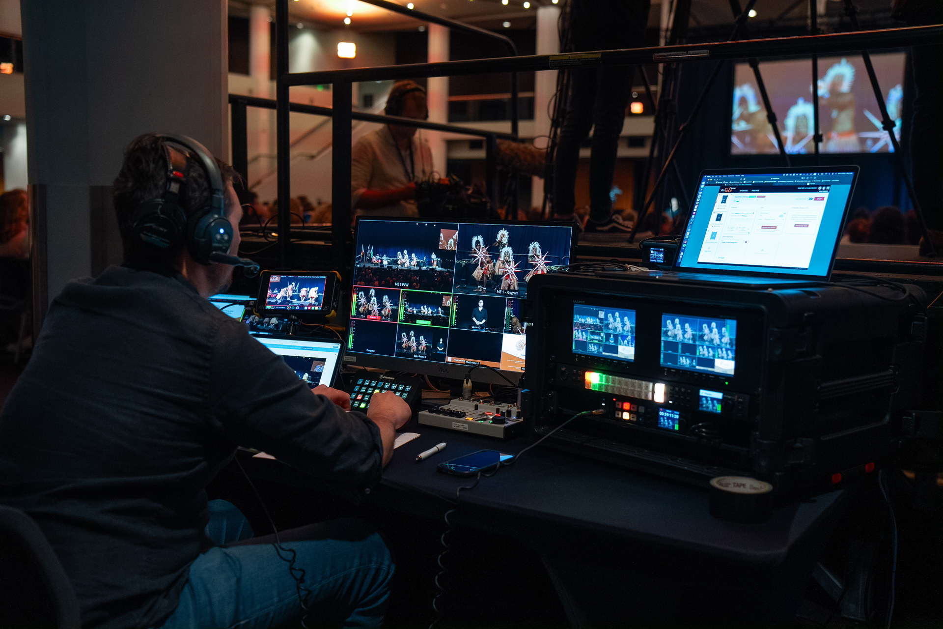 ECKOmedia live event switching desk
